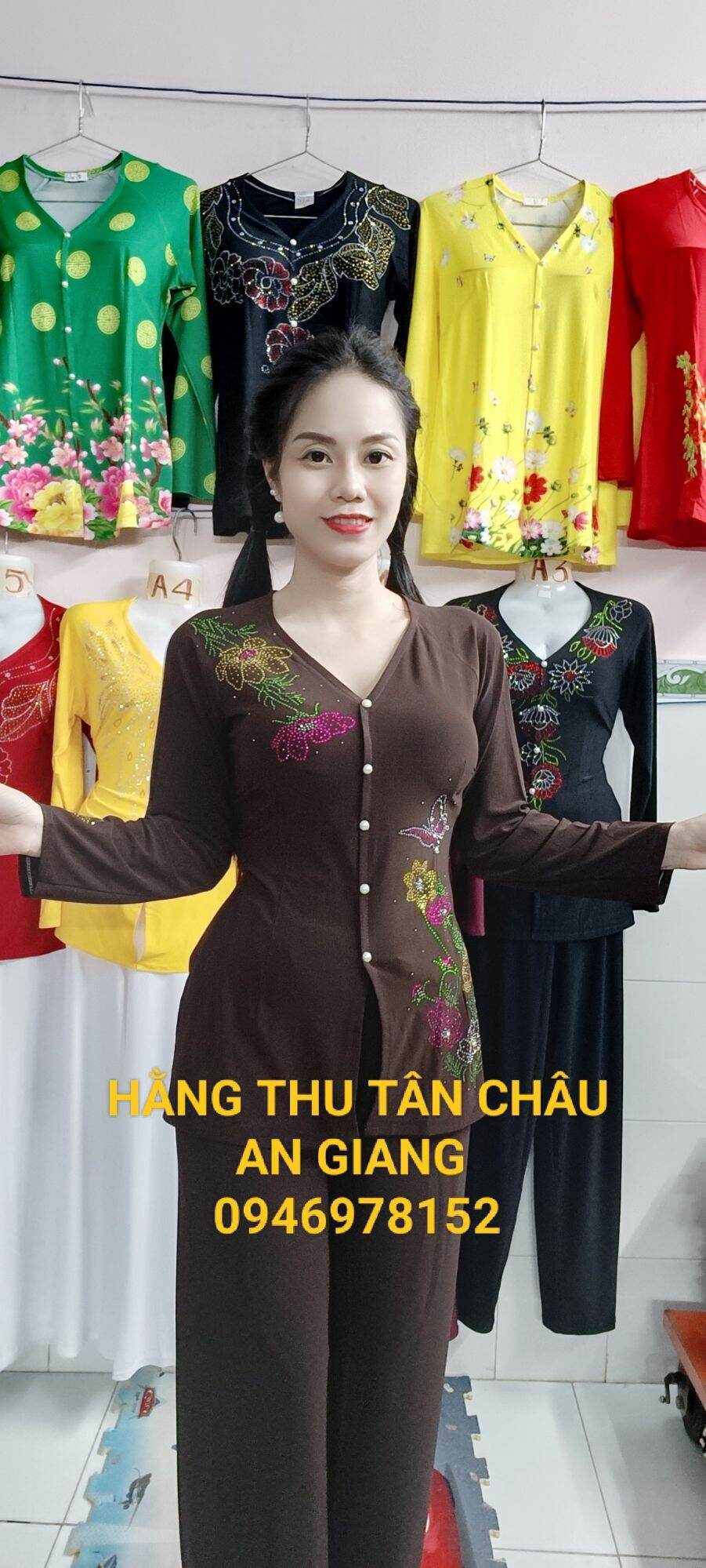 BỘ BÀ BA ĐÁ HOA BƯỚM CÙNG MÀU ỐNG RỘNG
