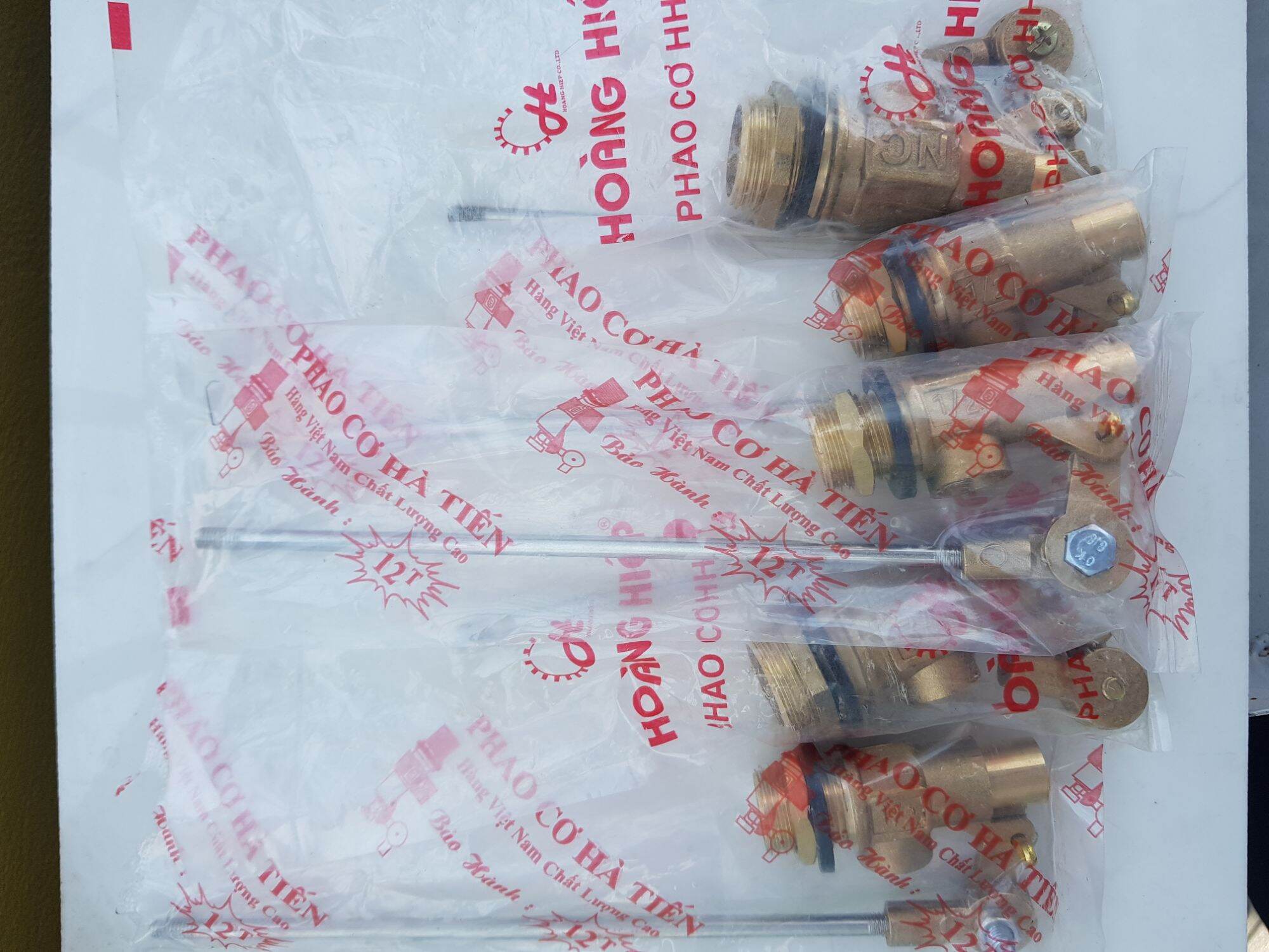 Van phao cơ bằng đồng chống tràn nước phi 21/27mm