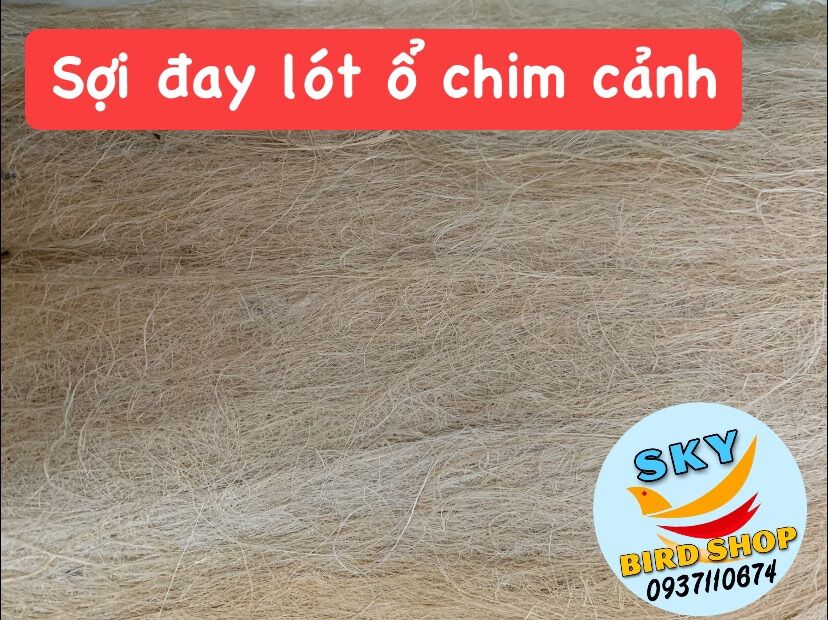 Sợi đay lót ổ chim cảnh 500gr
