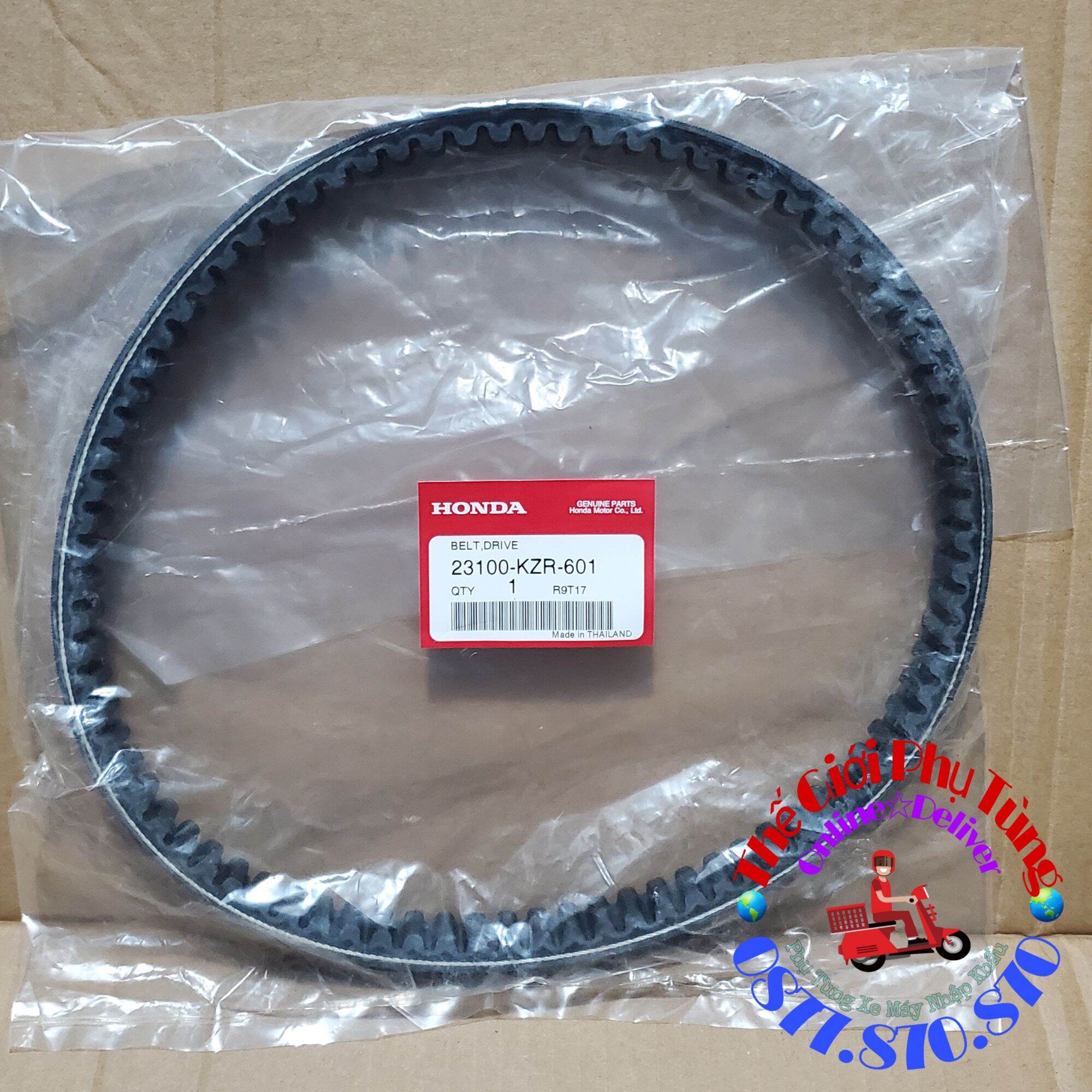 Dây curoa click 125/ ab 125/ vario/ lead 125/ sh mod zin mới - 23100-kzr-601