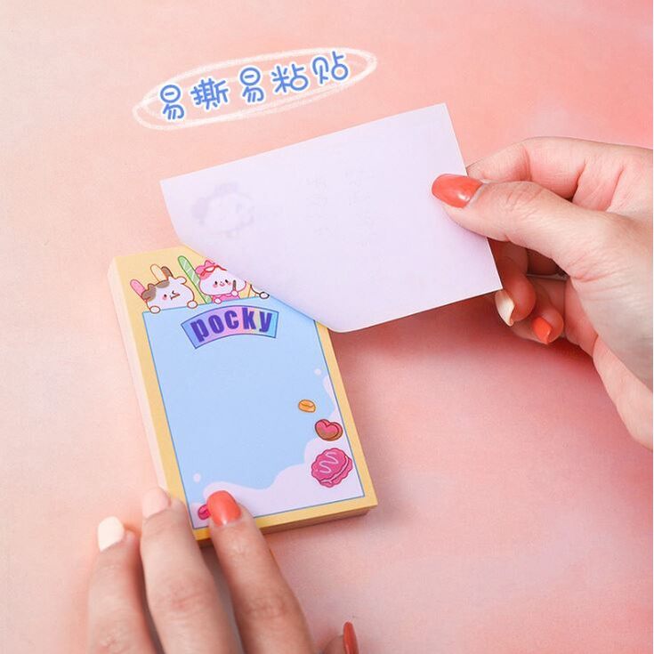 Giấy note ghi chú hình bé bò sữa đáng yêu