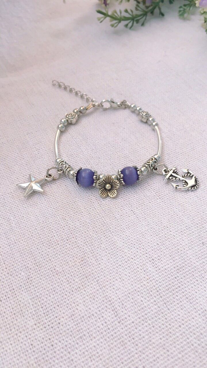 Vòng tay HandMade đá mắt mèo