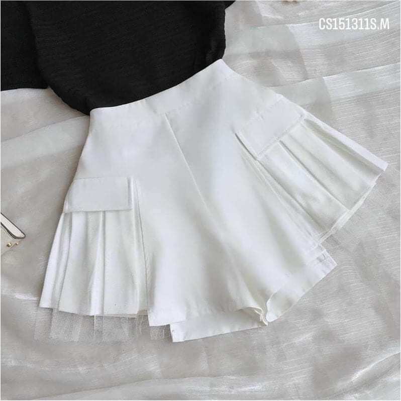 CHÂN VÁY PHỐI REN XLL1