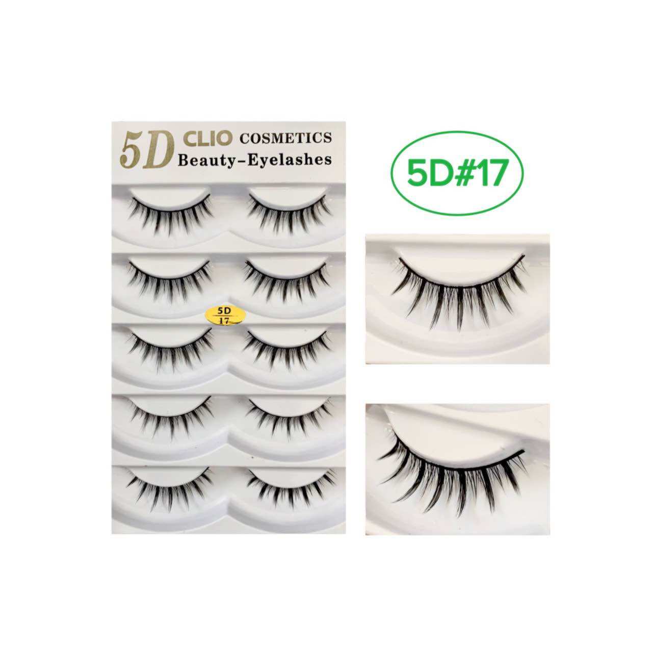 (Loại tự nhiên) Mi chồn, Lông mi giả chồn 3D, 5D (hộp 5 cặp)