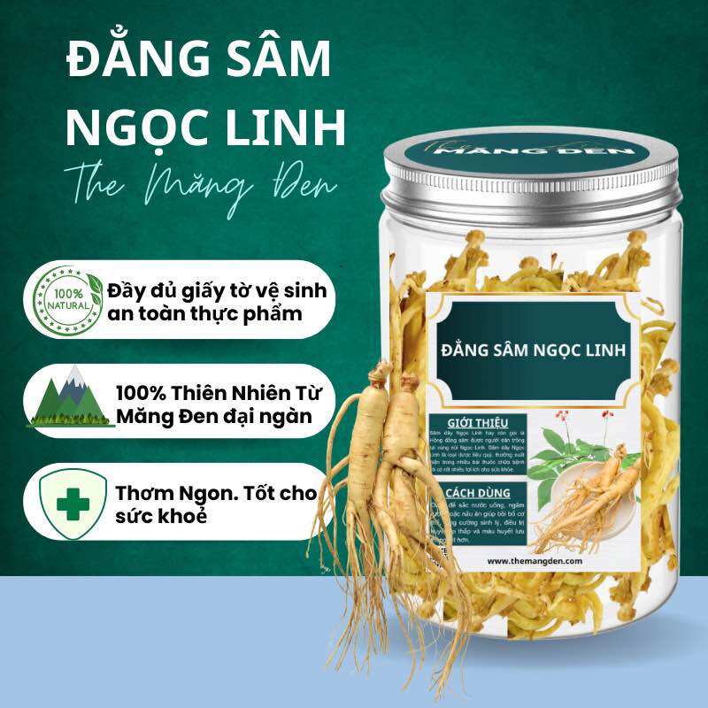 Sâm dây ngọc linh đẳng sâm măng đen đặc sản the măng đen kon tum
