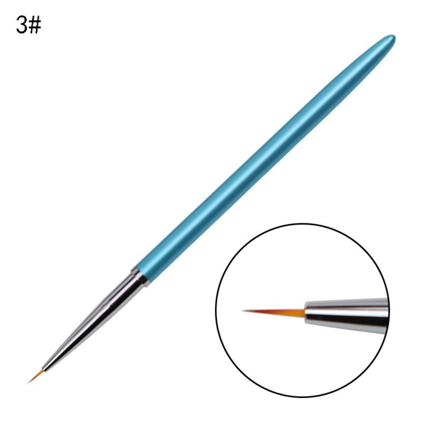 Bộ 3 cây cọ vẽ nét , cọ tóc Dingxi vẽ nail chuyên dụng