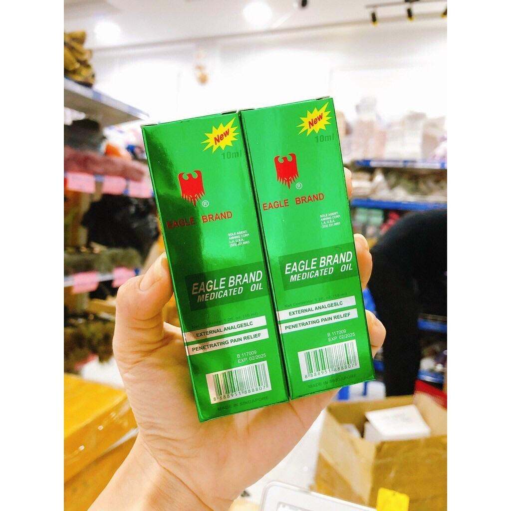 Dầu Gió con Ó xanh 10ml dạng lăn chuẩn xịn