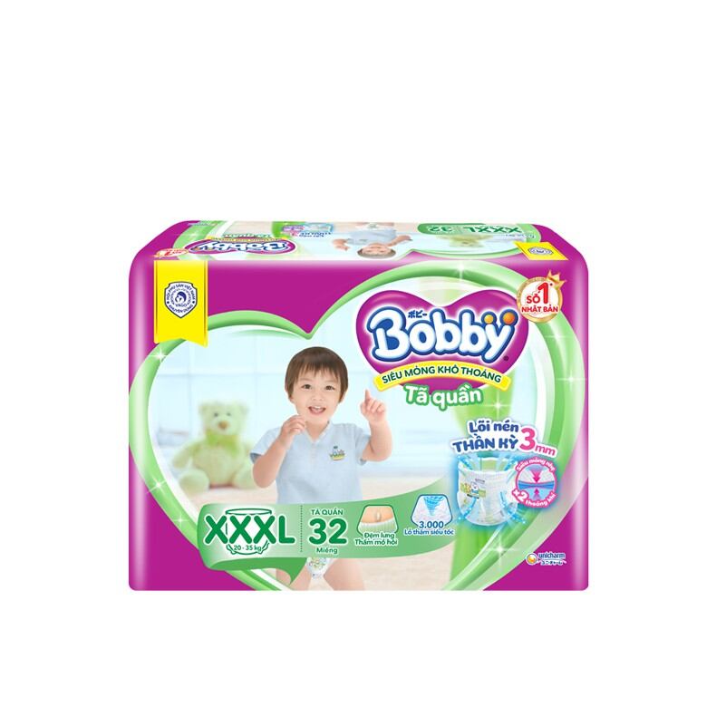 Tã quần Bobby size M 120 miếng