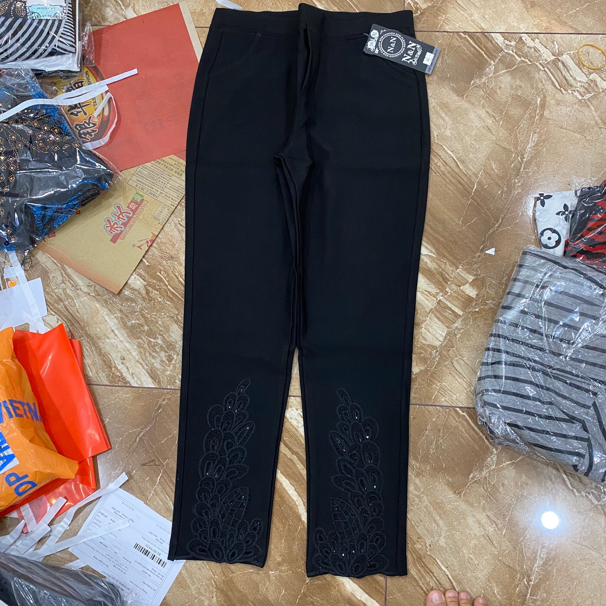 [HCM]Quần lửng ka ki thun thiêu