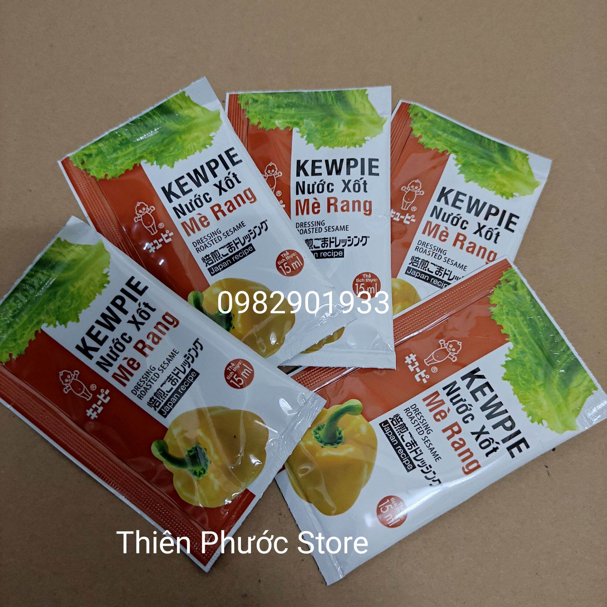 sốt mè rang  Kewpie - combo 3 gói nhỏ (gói 15ml)