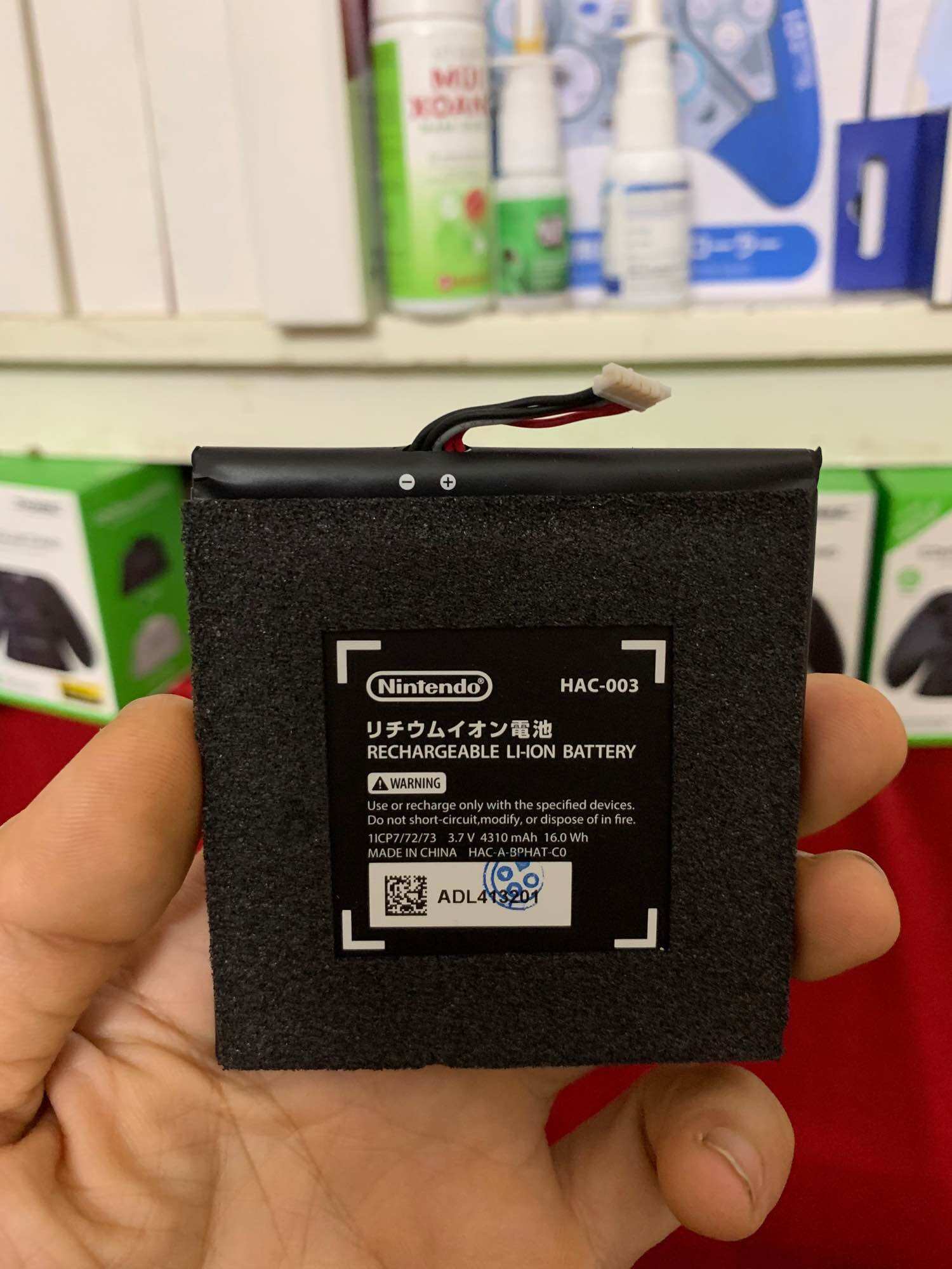 PpinPin Nintendo Switch Oled v1 v2 Battery nintendo switch original replace