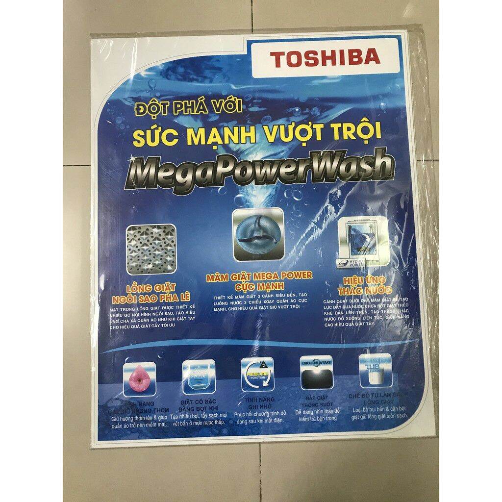 combo 5 tem dán máy giặt Toshiba