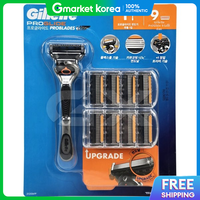 Gillette | Bộ dao cạo râu Gillette ProGlide 1 dao + 9 lưỡi dao, miễn phí vận chuyển gx