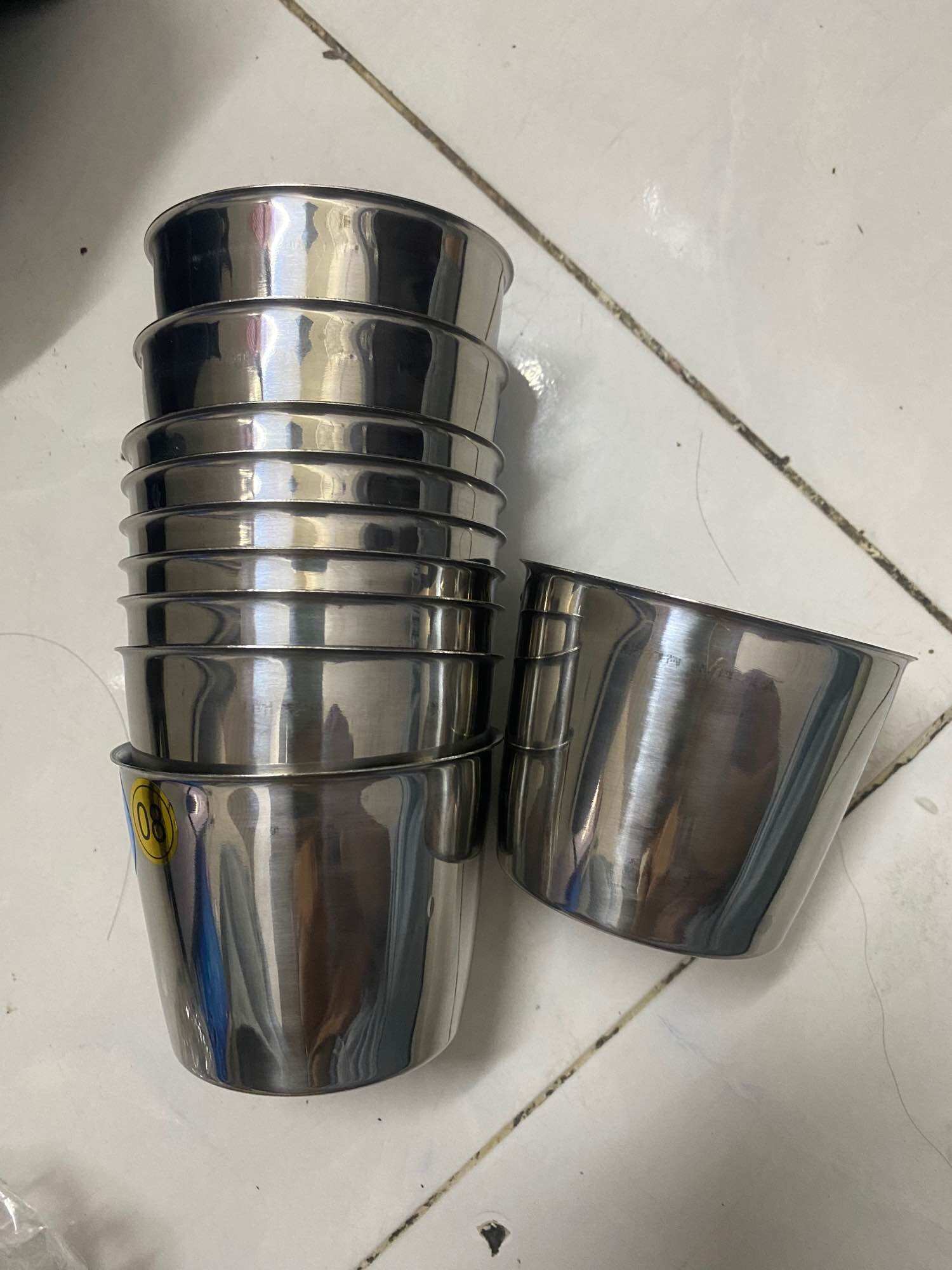combo 10 ly làm đá inox cao cấp