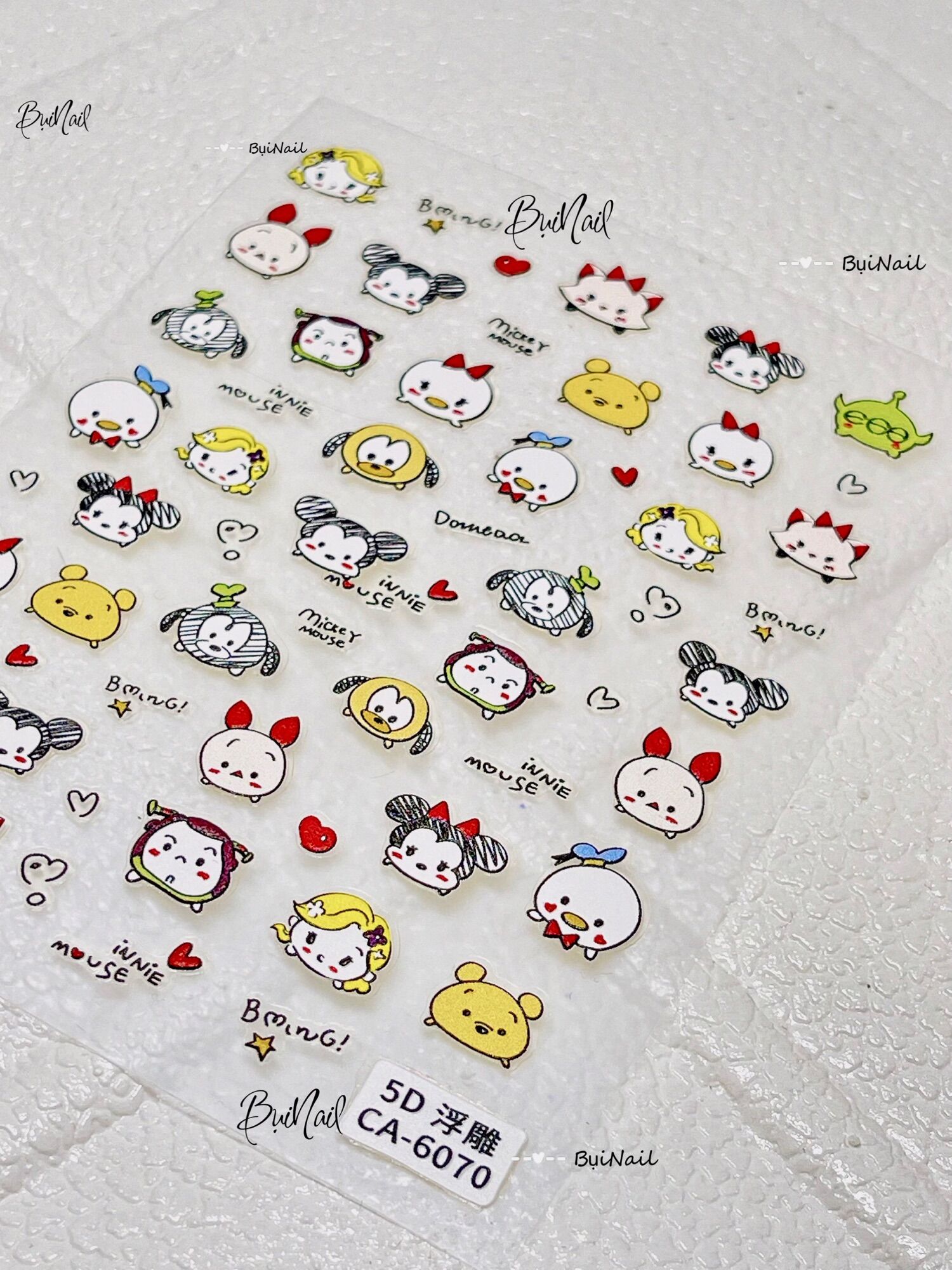 Sticker nổi 5d mẫu mới