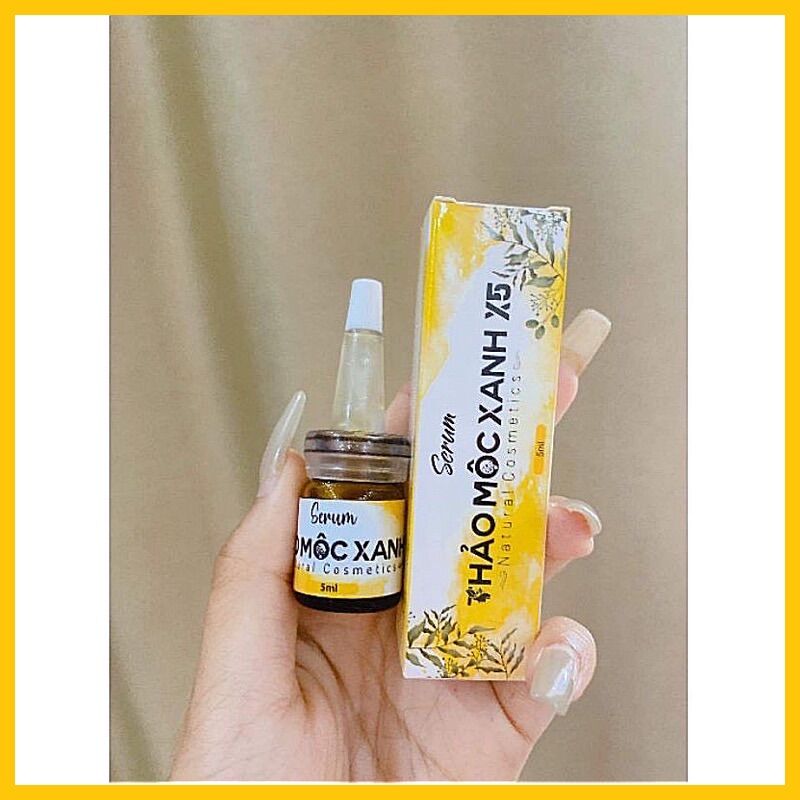 [Sẵn Hàng] Serum Thảo Mộc Xanh x5 - Dưỡng Trắng