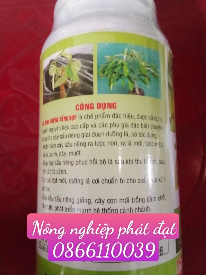 phân bón lá dưỡng lá sầu riêng