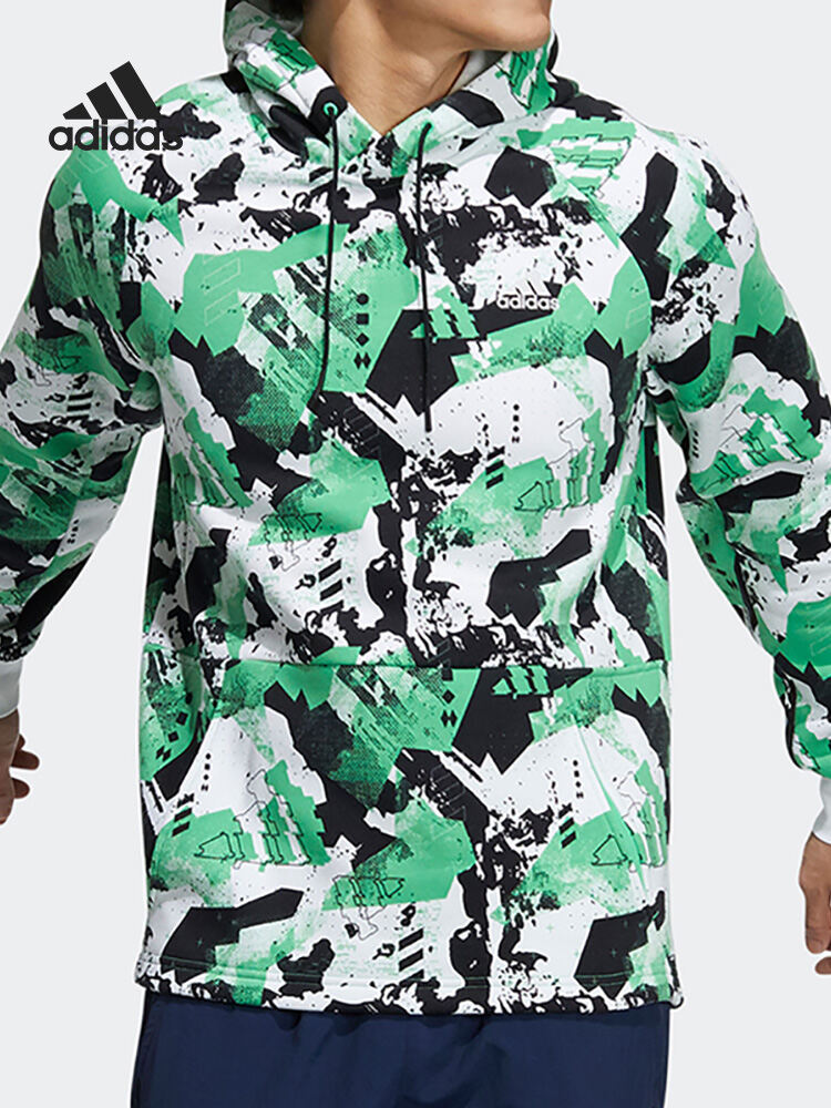 adidas | Fashionable Men's Printed Hooded Fleece Sweatshirt Giá 1,523,000 Đồng*Miễn phí vận chuyển