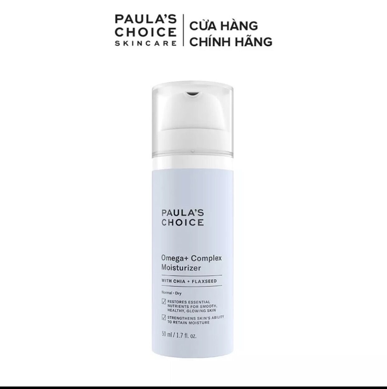 Kem dưỡng ẩm phục hồi, chống kích ứng và làm khỏe da Paula's Choice Omega + Complex Moisturizer 50ml