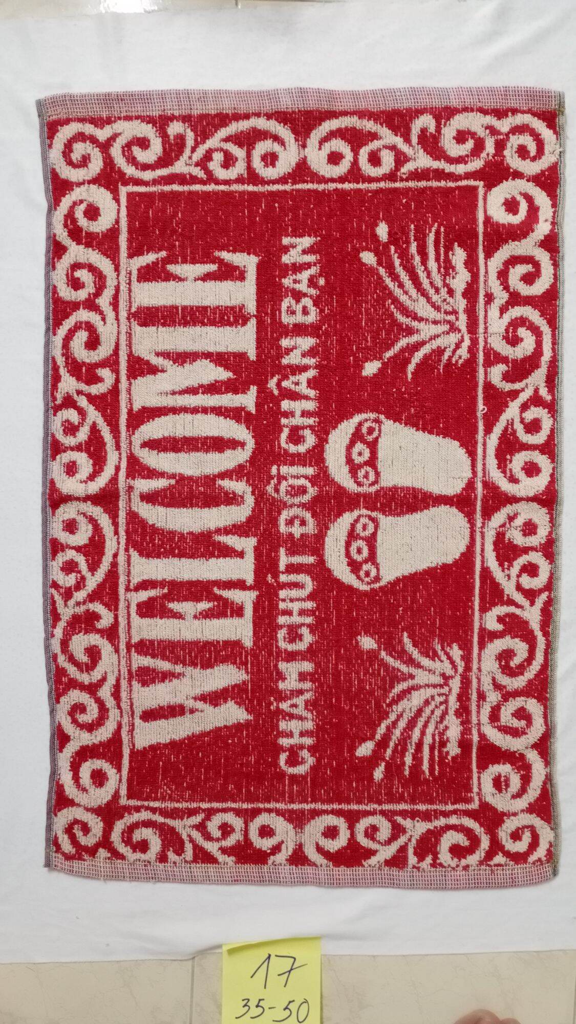 Thảm dậm chân khăn nhỏ 35m x 50 cm