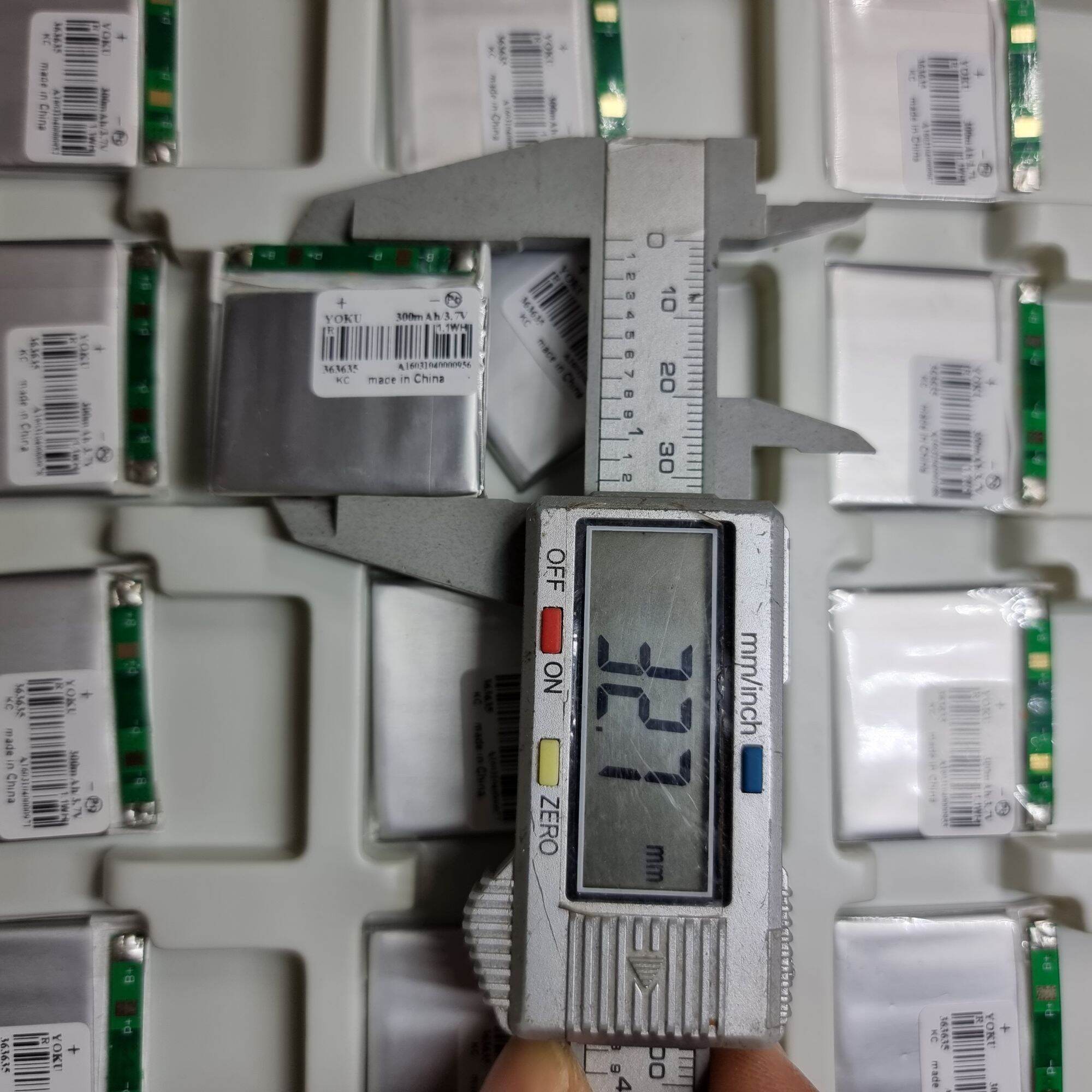 Pin Lithium 3.7V / 300mAh (Lithium Polyme)