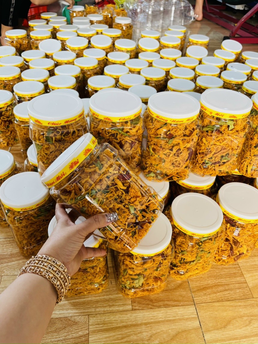 500g khô gà lá chanh loại ngon