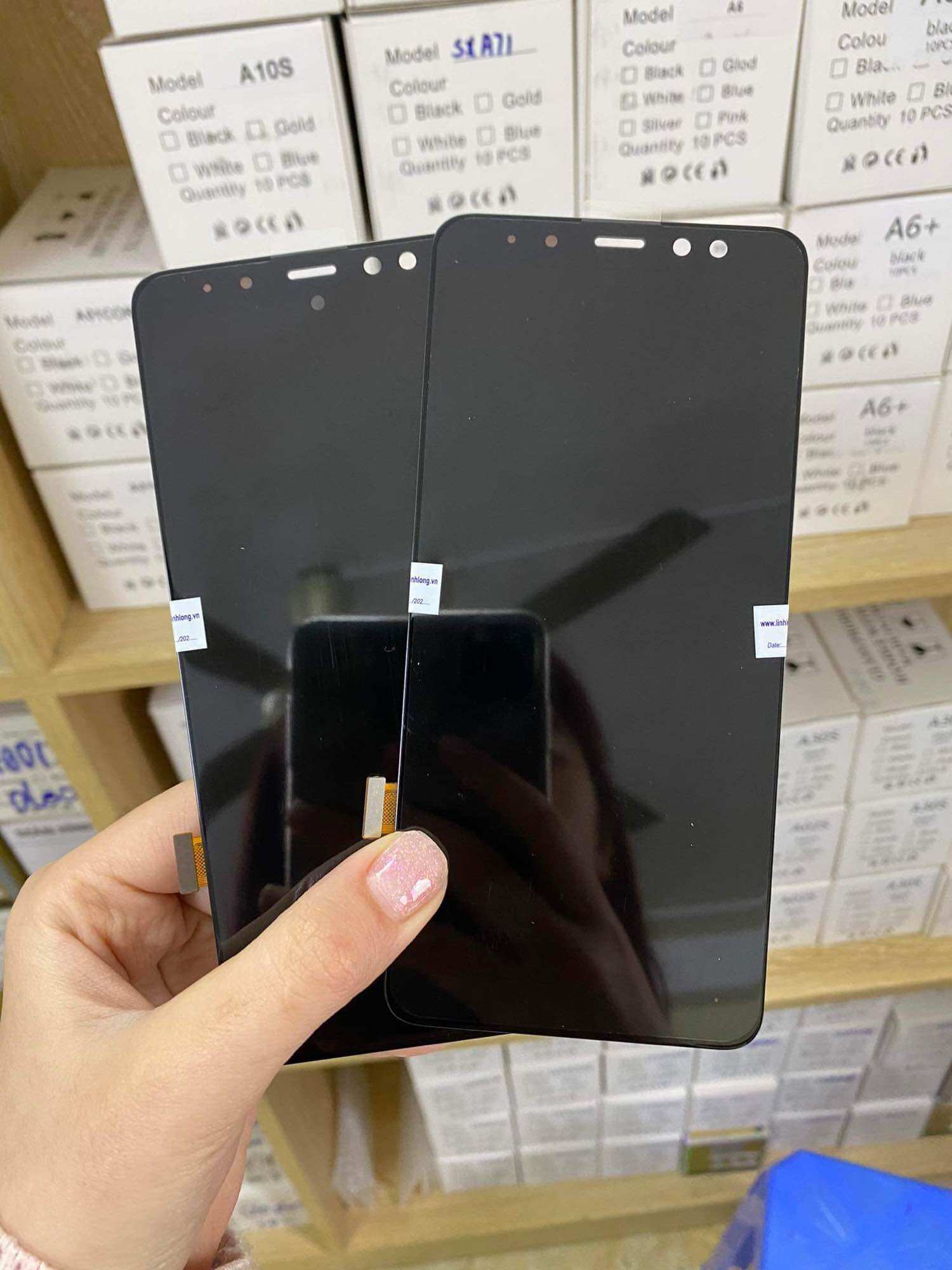 Màn hình nguyên bộ samsung a8 plus 2018 / a730 bao test đổi mới