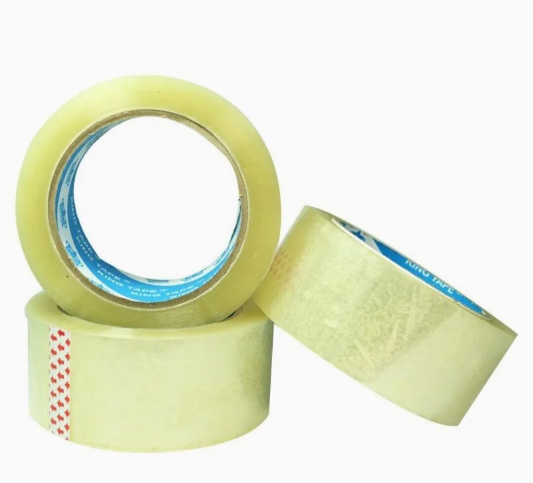Cuộn Băng Keo Trắng Trong 7cm Dài 100YDS