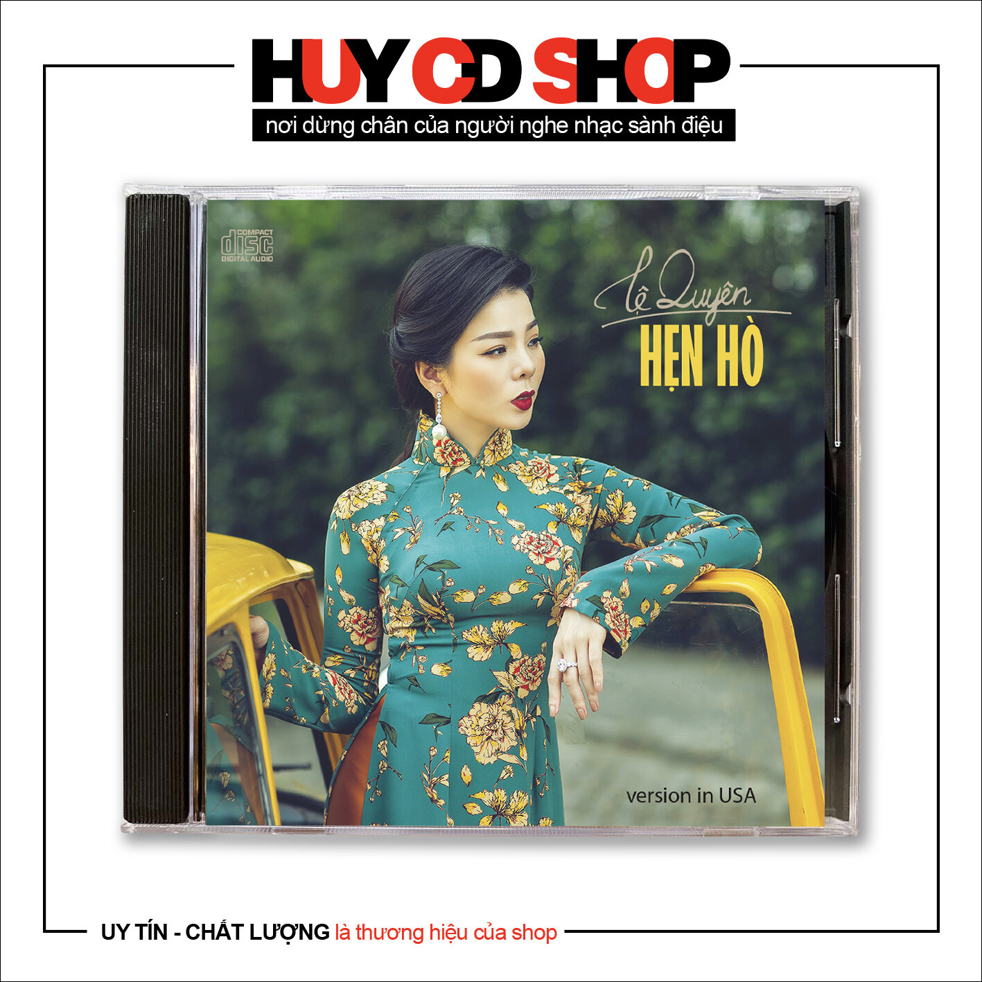 Đĩa CD Lệ Quyên Hẹn hò Nhạc vàng trữ tình Bolero Đĩa lòng Trắng Chất Lượng cao Âm Thanh chuẩn HUY CD SHOP