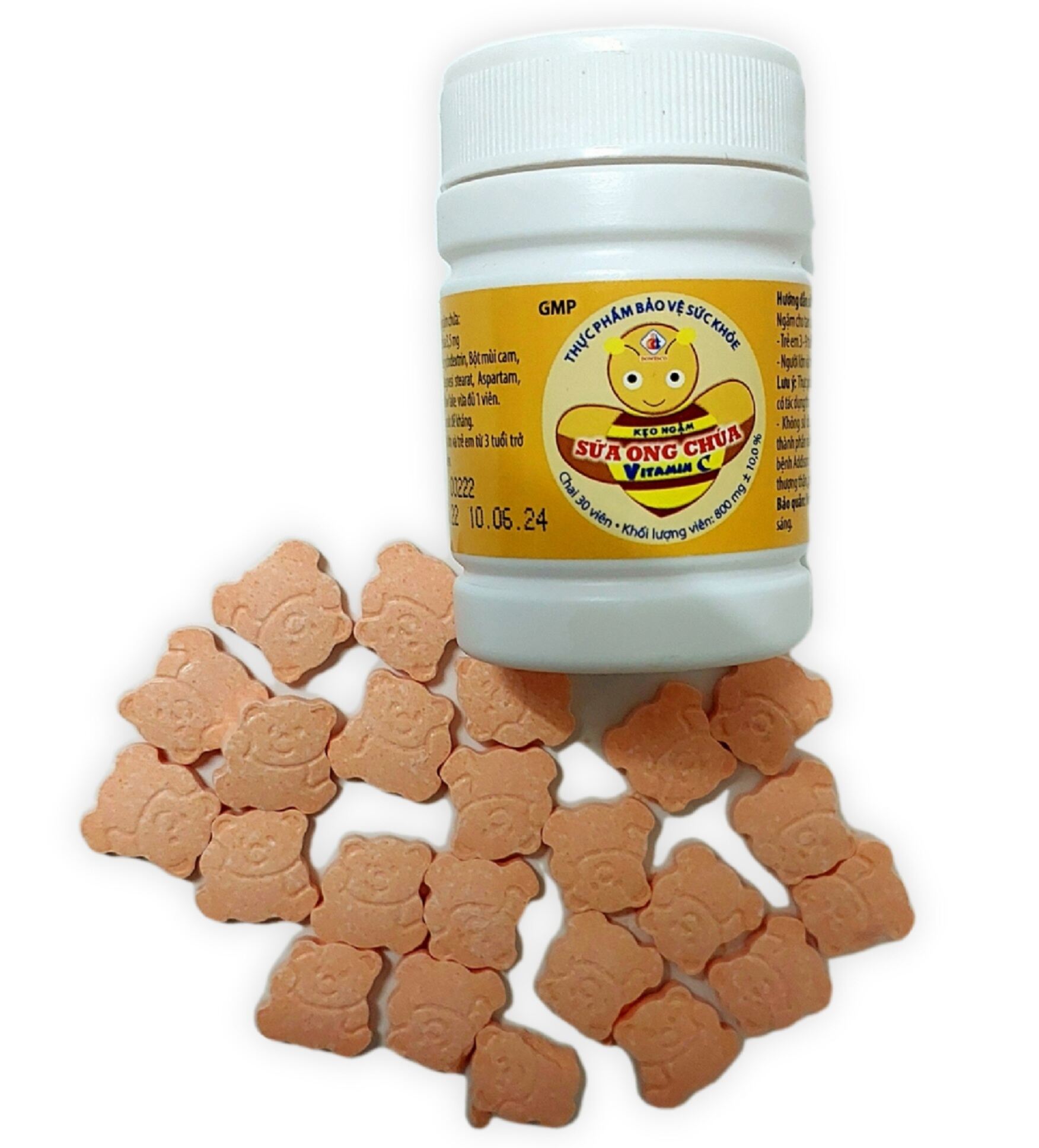 Kẹo vitamin C sữa ong chúa chính hãng Domesco