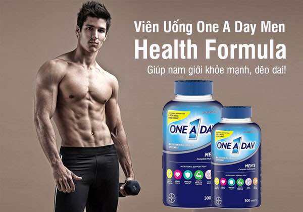 Viên uống Vitamin Tổng Hợp Cho Nam dưới 50 tuổi One A Day Men's Multivitamin Health Formula 300 viên của Mỹ