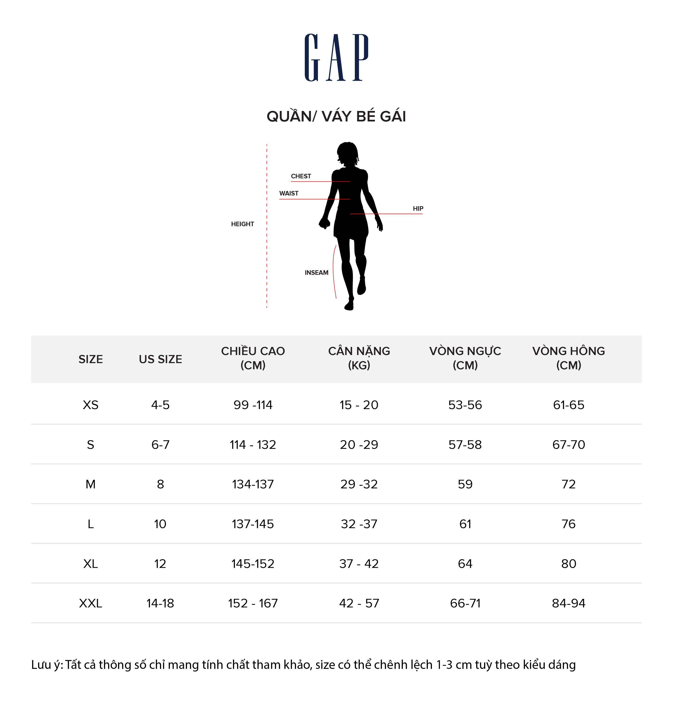 GAP - Chân Váy Bé Gái 601069-00