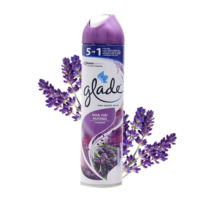 Xịt Phòng Glade hương Leveder & Hương Hoa 280ml