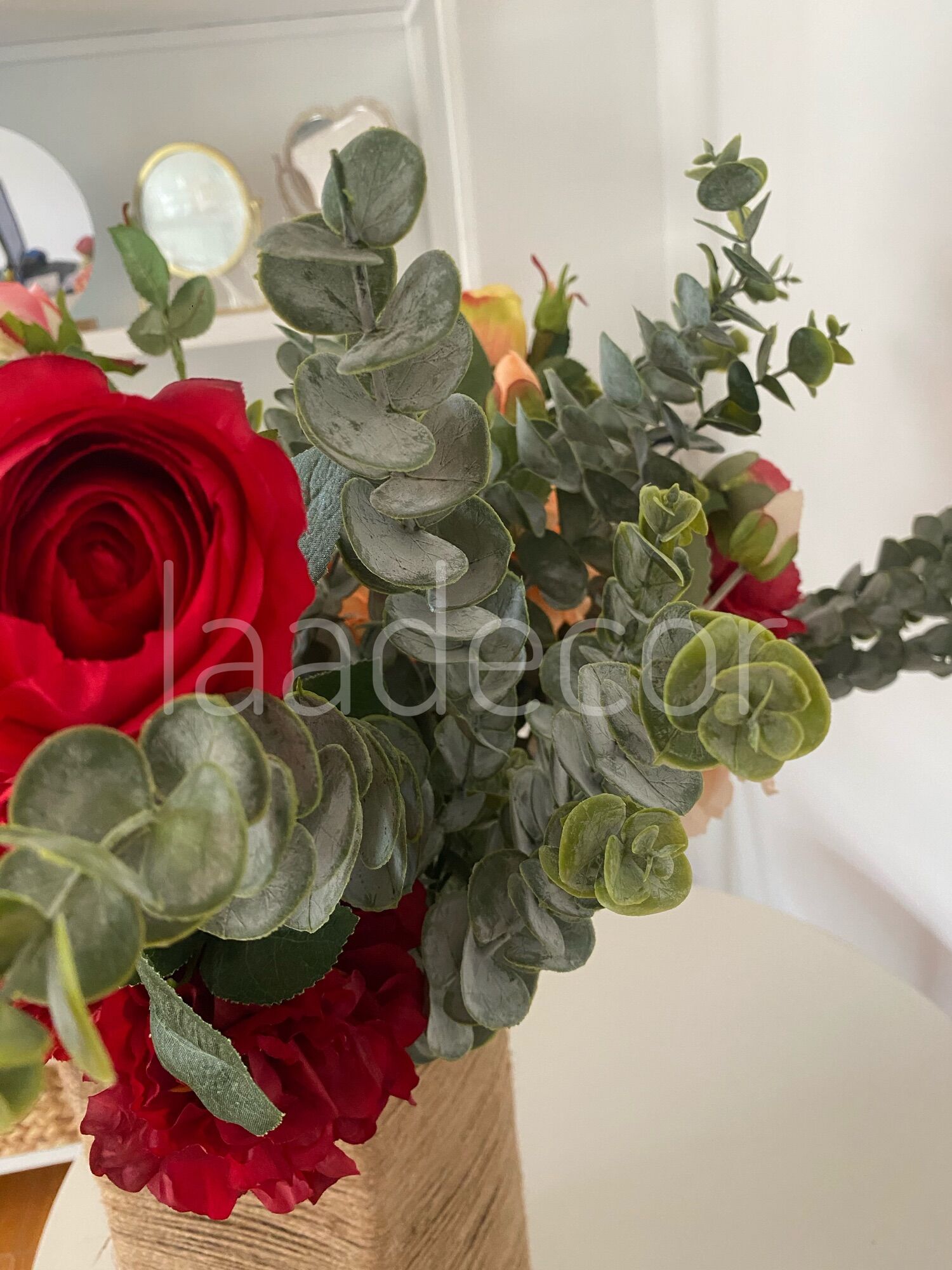 Lá cây bạch đàn trang trí - decor (Ảnh+video thật)