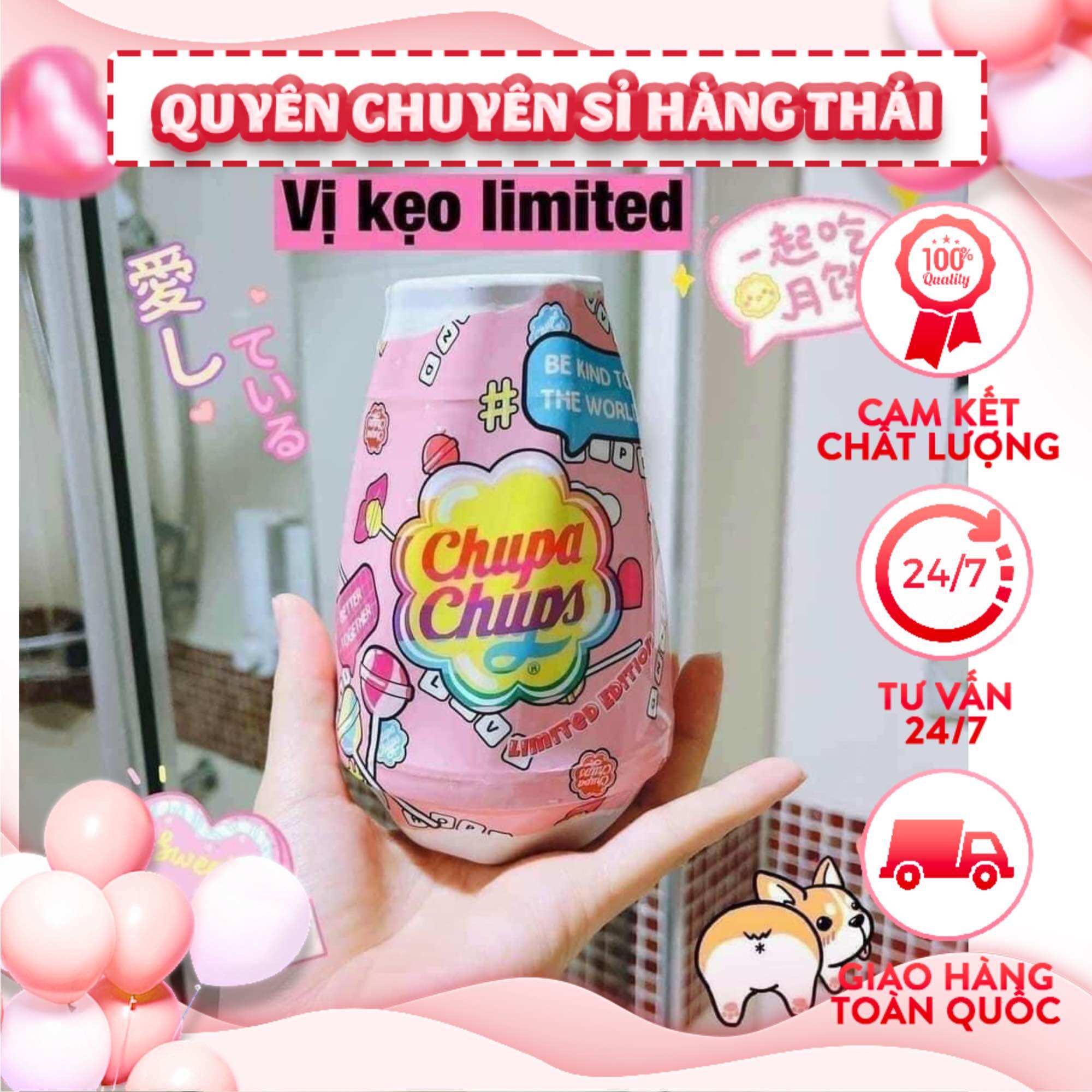 Sáp thơm phòng chupa chups mùi kẹo bản giới hạn thái lan