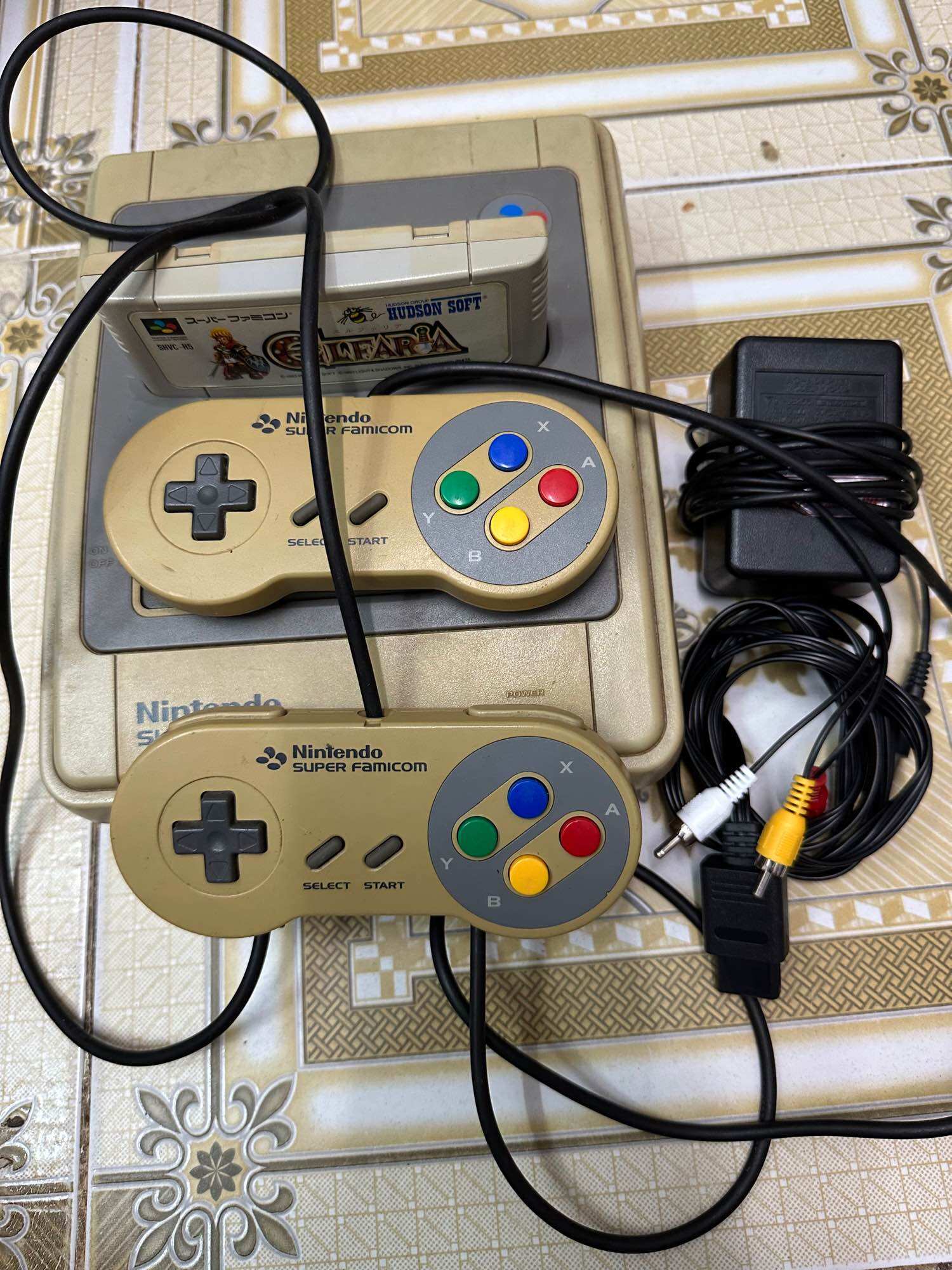 Bộ chơi game super Famicom thập niên 80