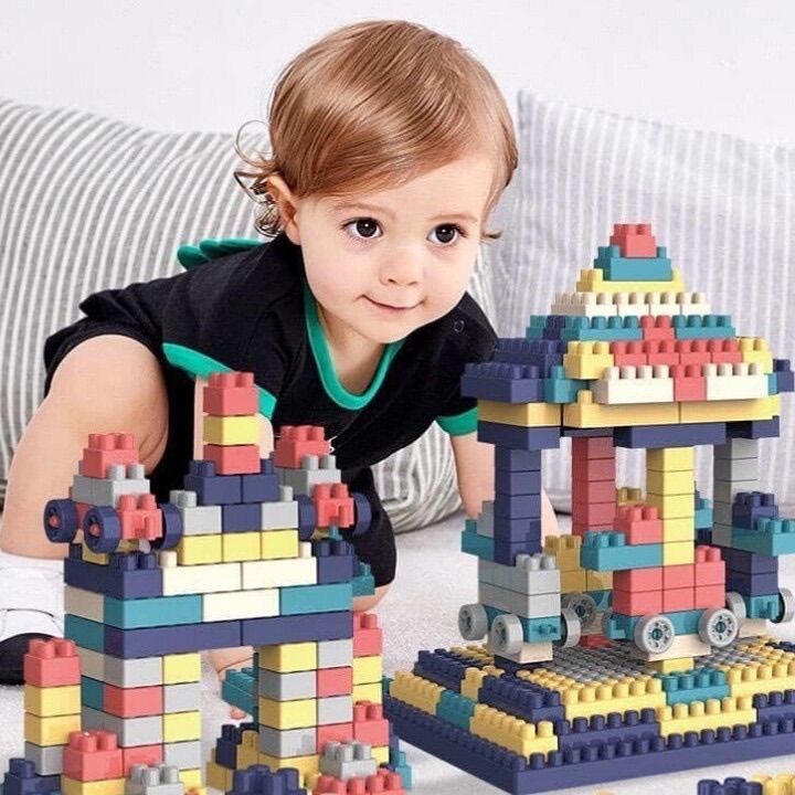 BỘ  xếp hình láp ráp 360 CHI TIẾT CHO BÉ