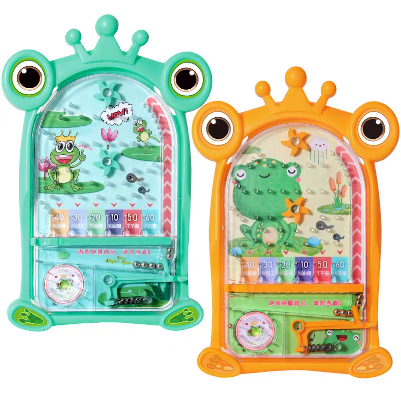 Bộ đồ chơi pinball bắn bi hình ếch vui nhộn cho bé