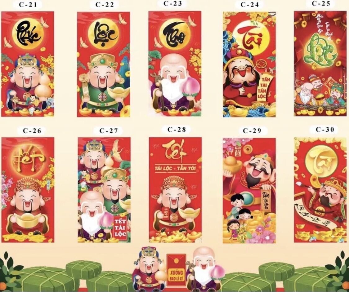 Bao lì xì truyền thống