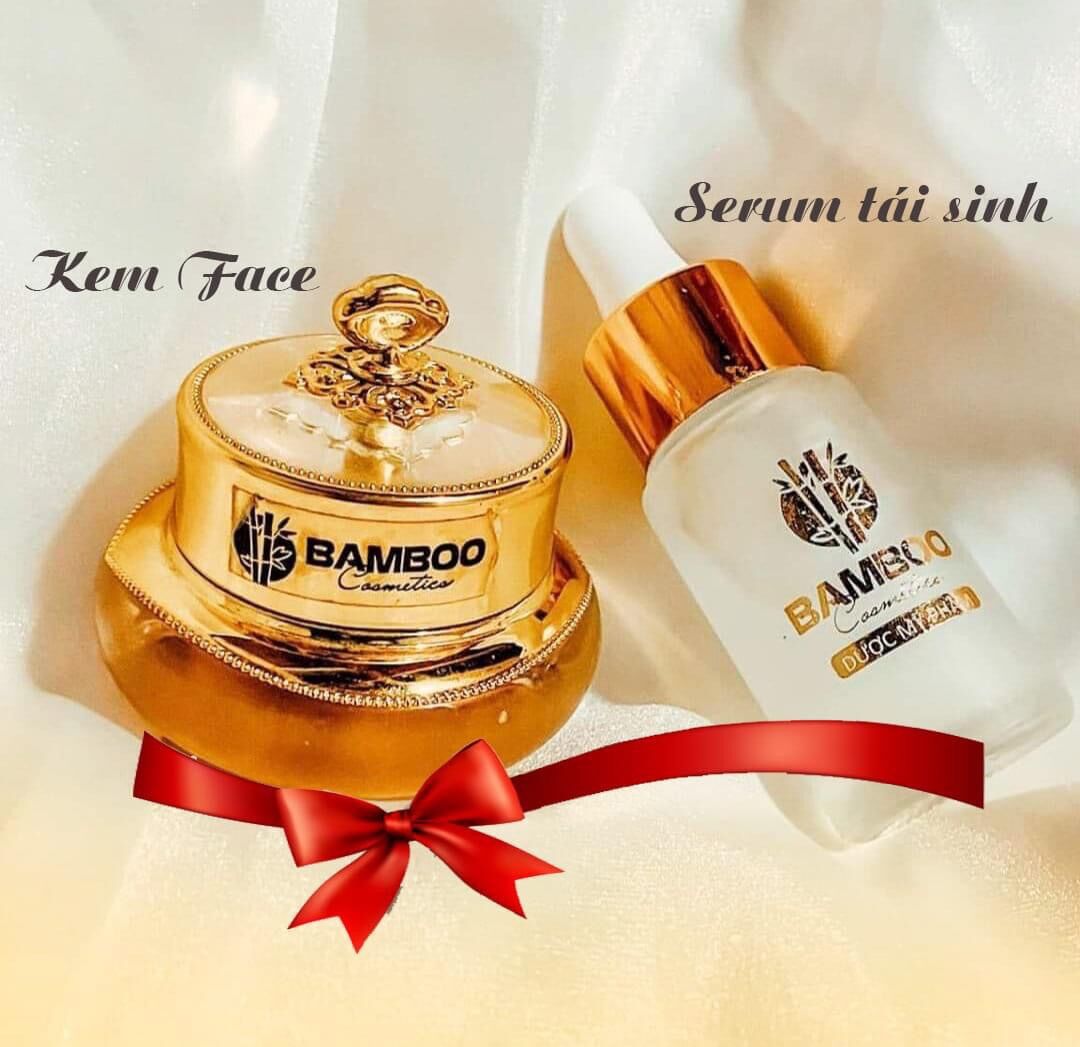 [𝐂𝐡𝐢́𝐧𝐡 𝐇𝐚̃𝐧𝐠] Combo kem face Bamboo và serum B5 Bamboo (Kèm Quà)