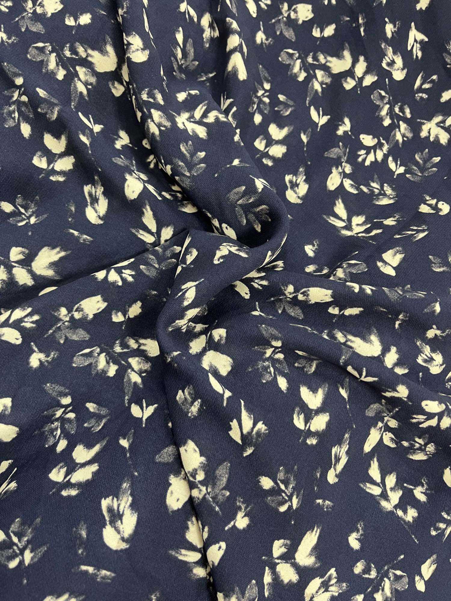 Korean Silk Fabric with Small Floral Patterns. Thick, Smooth and Beautiful Silk. Fabric Width 1.5m