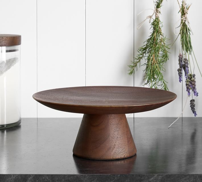 Cake stand, kệ để bánh kem, khay bày hoa quả, mâm bồng ban thờ, đĩa bày hoa quả gỗ tự nhiên phong cách Bắc Âu