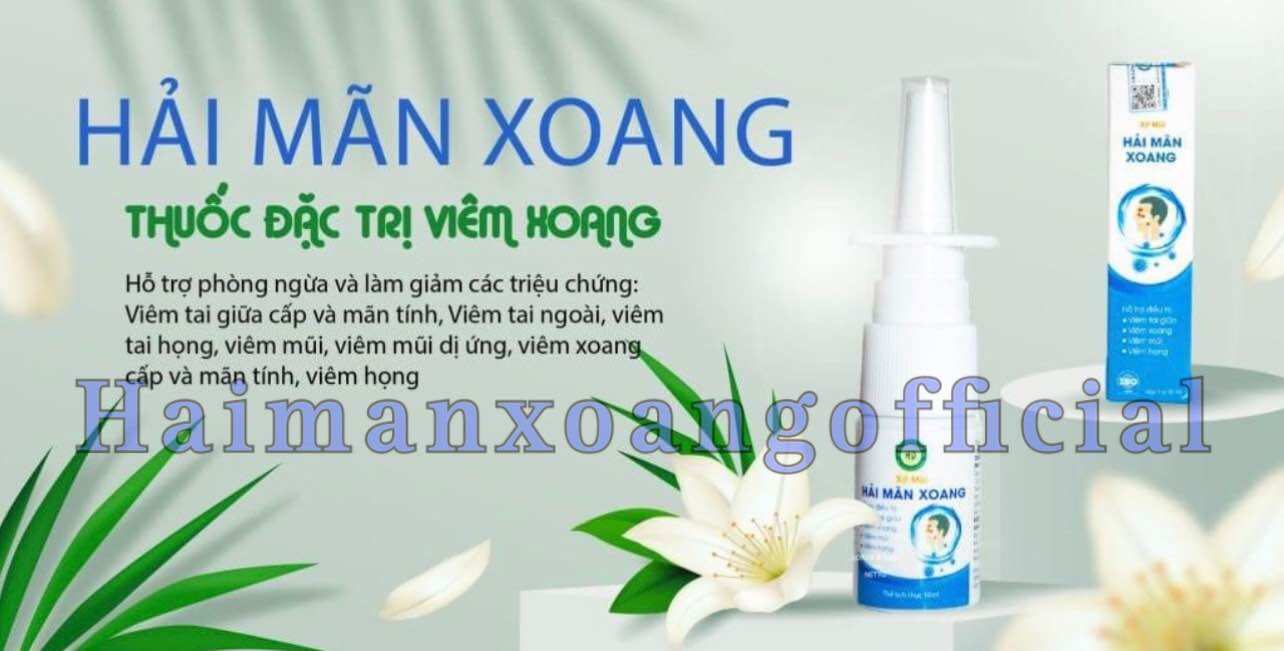 Xịt mũi viêm xoang Hải Mãn Xoang ( 10ml - 20ml )