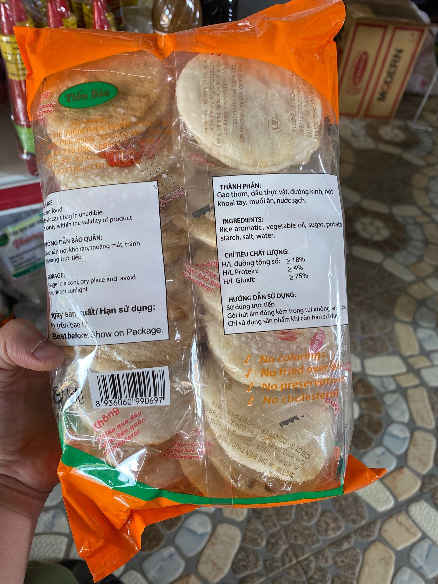 Bánh gạo vị ngọt