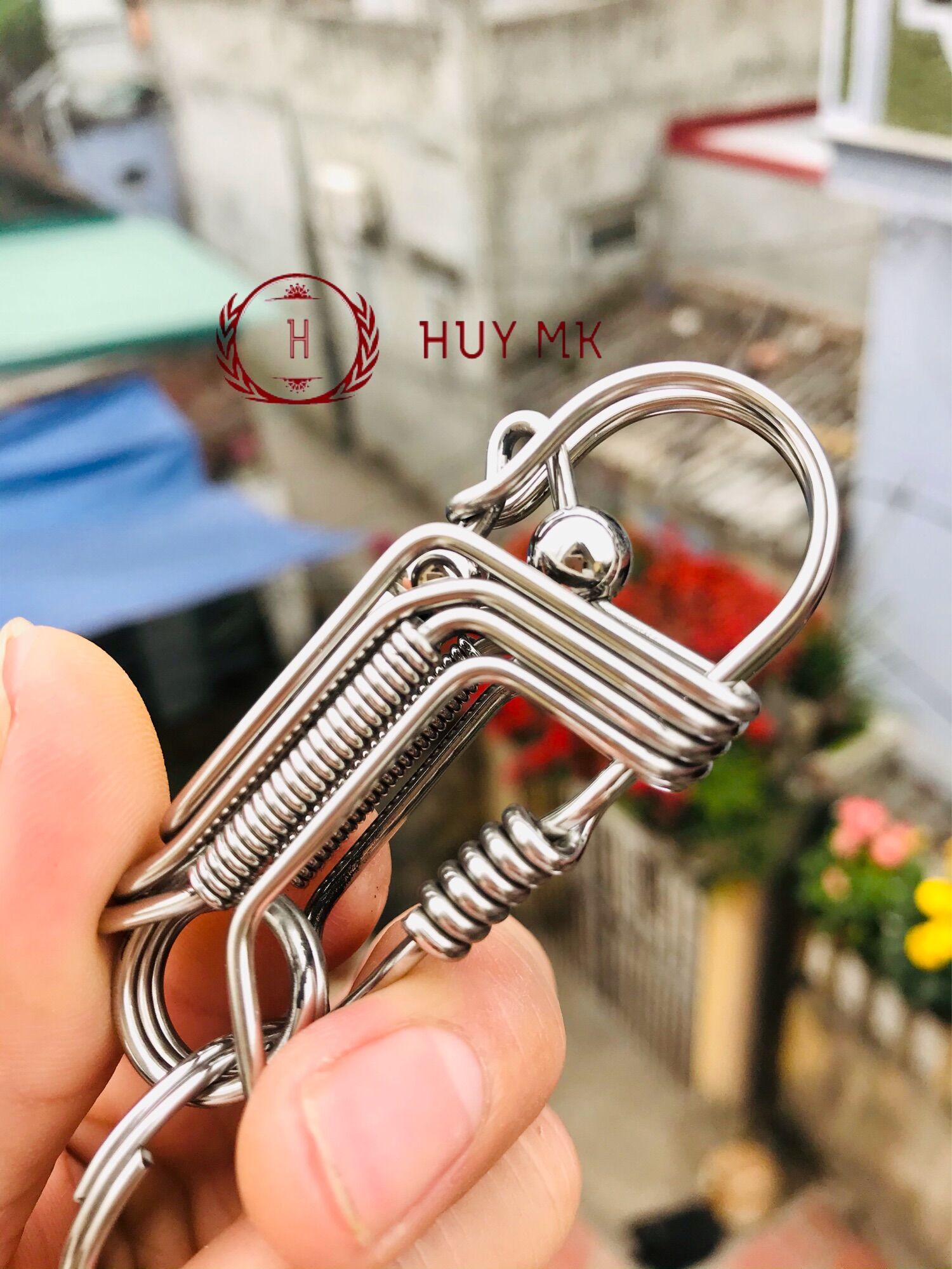 móc khóa thủ công TRÚC QUÂN TỬ