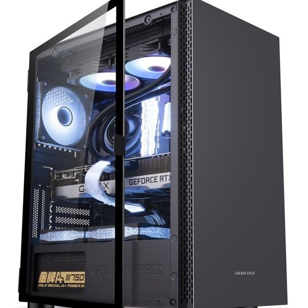 Golden Field | Full Side Transparent ATX Case for 360mm Water Cooling White Giá 841,000 Đồng*Miễn phí vận chuyển
