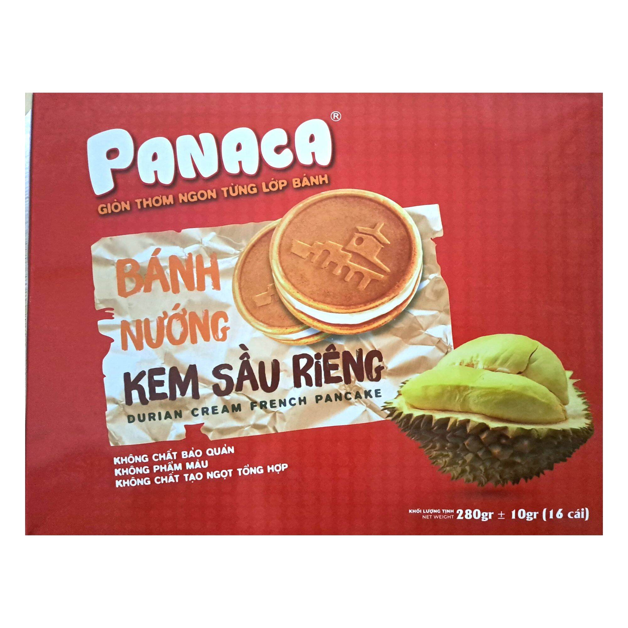 Hộp bánh panaca kem sầu riêng -hộp 280g