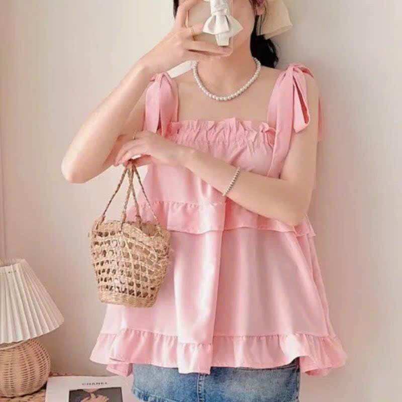 Áo hai dây tầng cột dây bèo