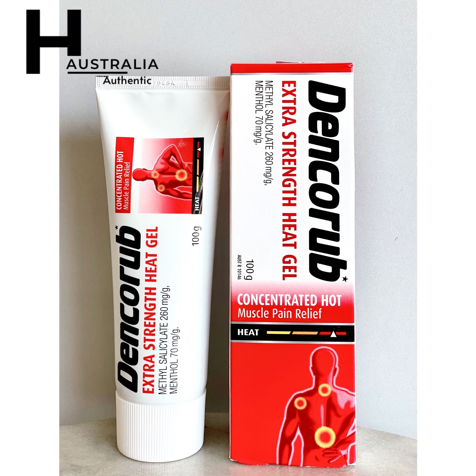 Dầu Xoa Bóp Dencorub Extra Strength Heat Gel 100g