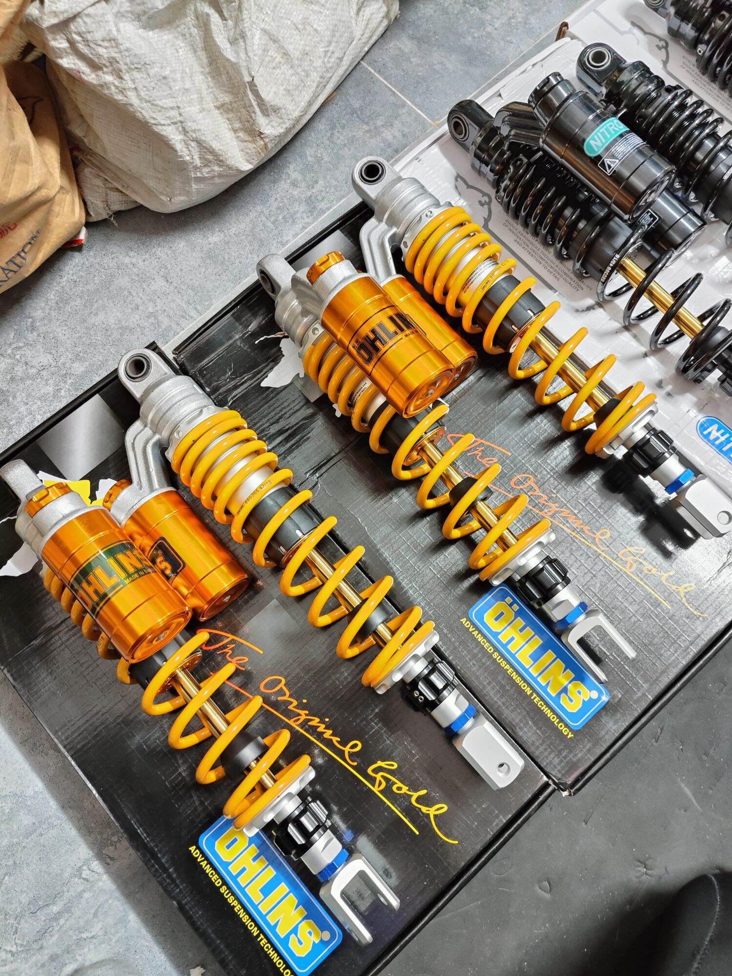 Phuộc ohlins/nitron/rcb 1:1 bình dầu gắn sh việt nam 125i 150i 300i 350i